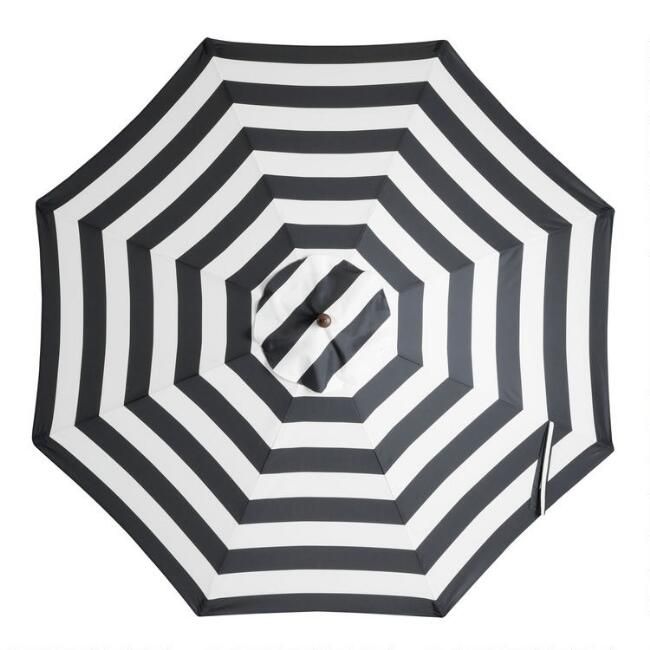 Black Stripe 9 Ft Replacement Umbrella Canopy
							var ensTmplname="Black Stripe 9 Ft Replaceme... | World Market
