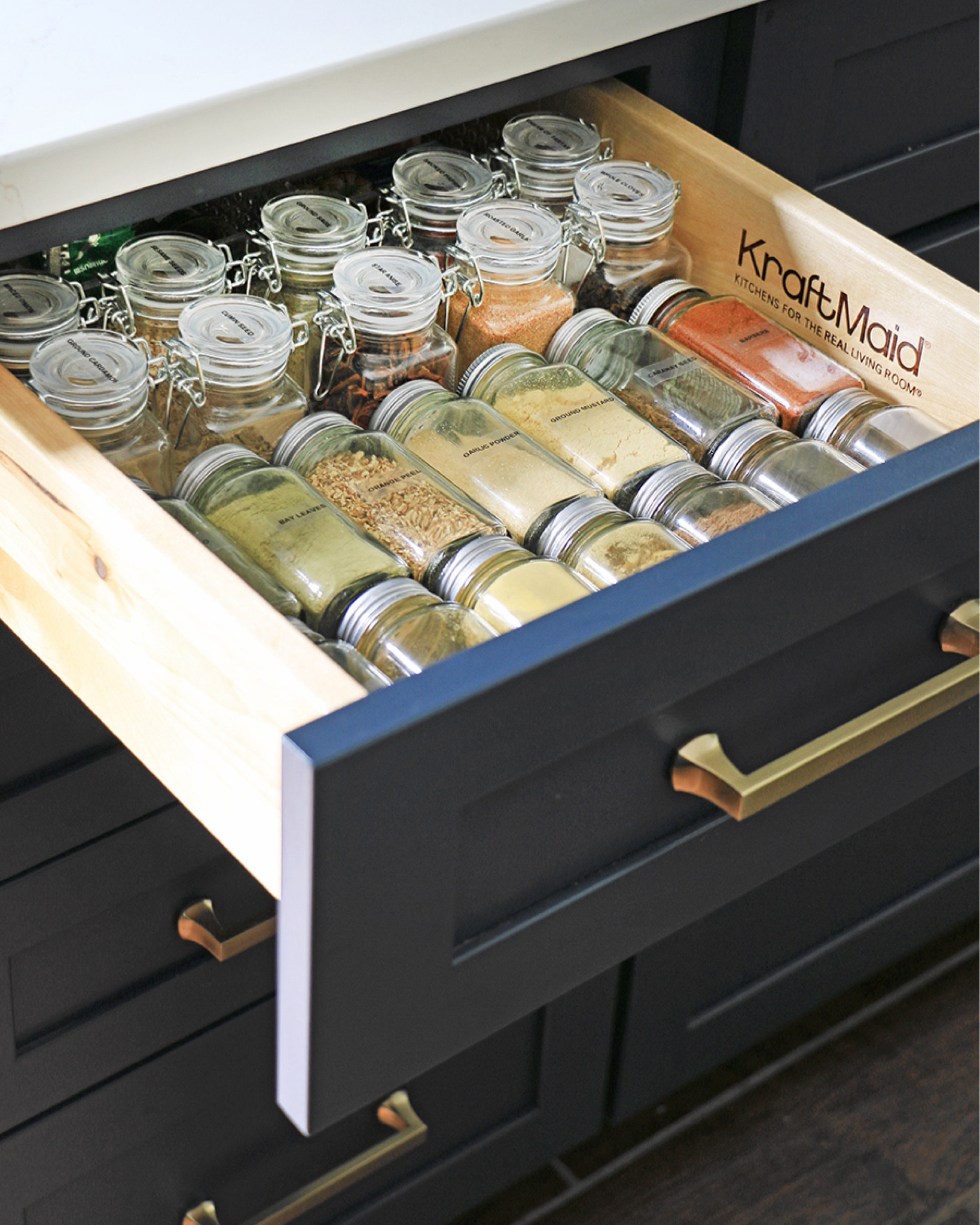 Spice drawer organization | Two sets of spice jars to accommodate all your cooking and kitchen organizing needs

#LTKHome