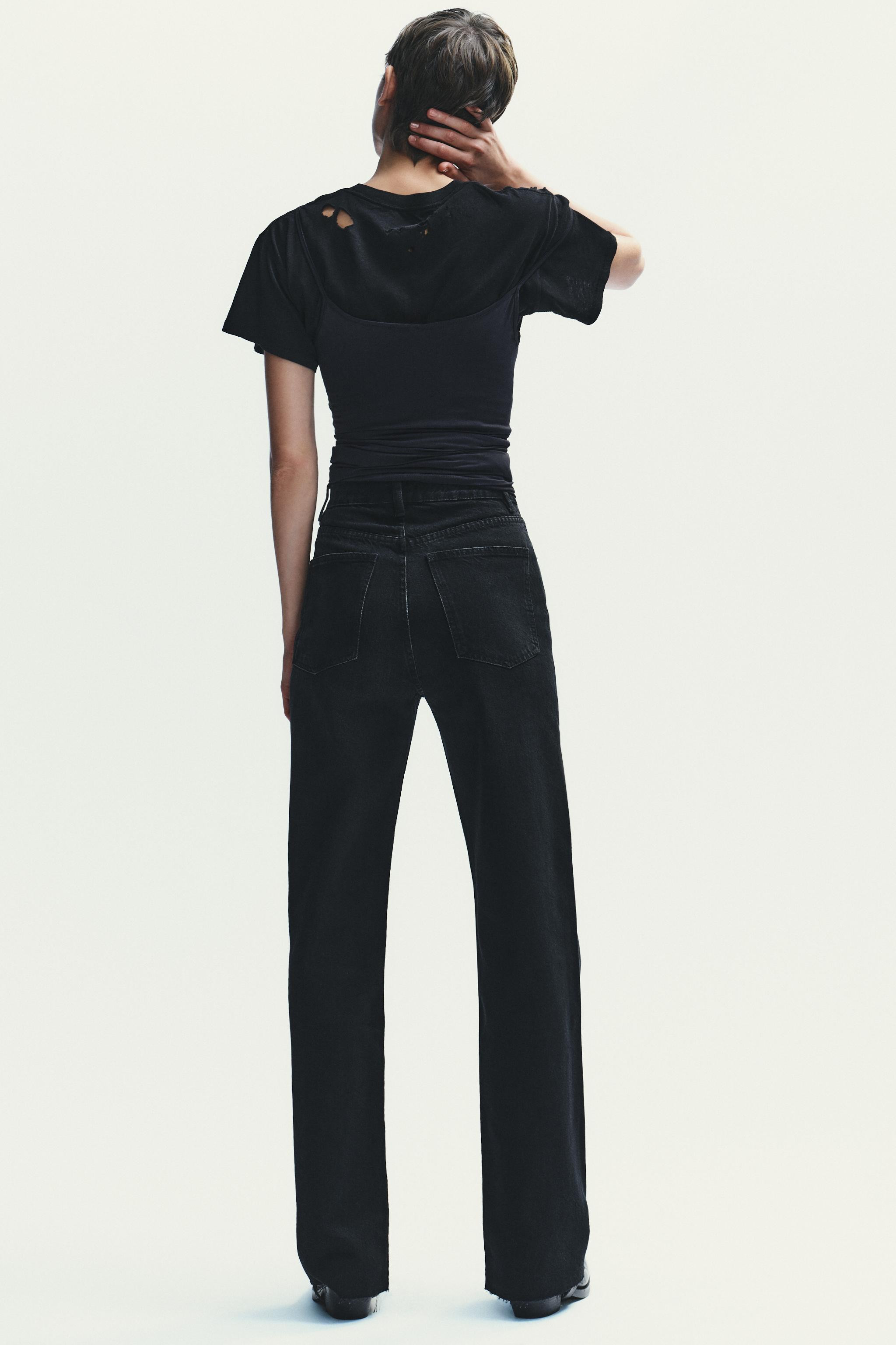 TRF HIGH-WAIST WIDE-LEG JEANS | Zara UK
