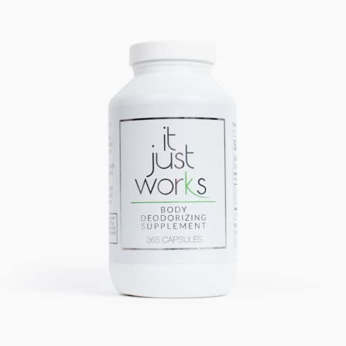 It Just Works All Natural Full Body Deodorizing Supplement for Underarms and Private Parts | Vegan & Organic Deodorant That Works from The Inside Out (365 Count) | Amazon (US)