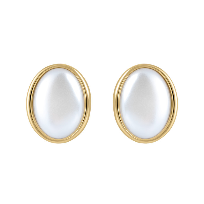 Mist Oval Pearl Earrings | Nordstrom