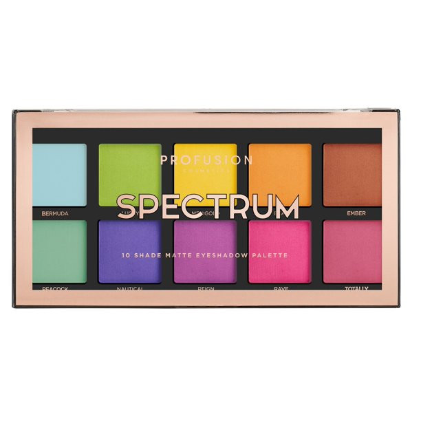 Profusion Cosmetics 10 Shade Eyeshadow Palette - Spectrum 3.5 oz - Walmart.com | Walmart (US)