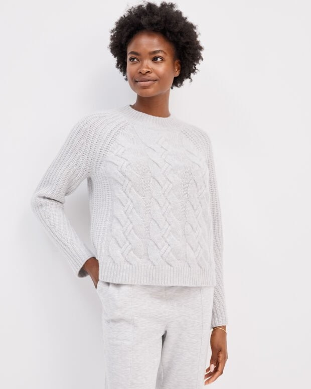 Cashmere Cable Knit Sweater | Talbots