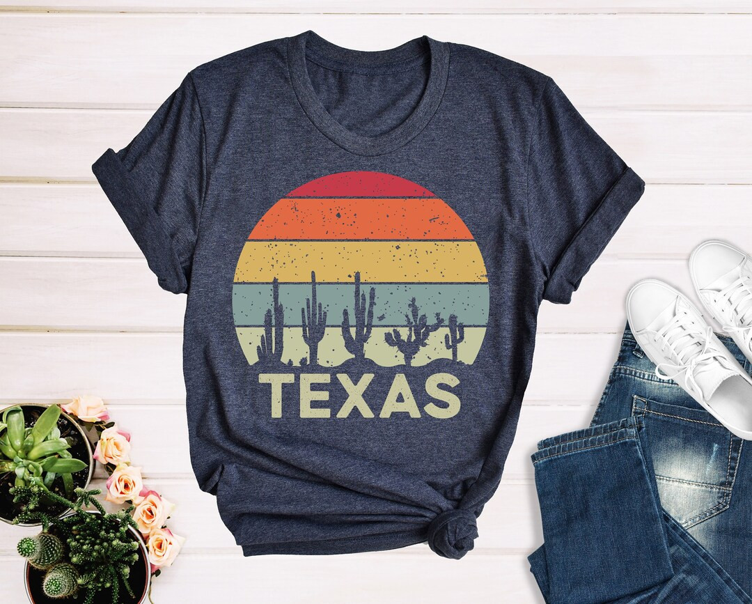 Vintage Texas Shirt Gift for Texan Texas Gift Texas Cactus - Etsy | Etsy (US)