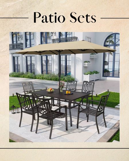 Check out the great patio sets at Target

Patio set, patio furniture, patio chair, outdoor furniture, patio couch, home, home decor, patio decor 

#LTKfamily #LTKSeasonal #LTKhome