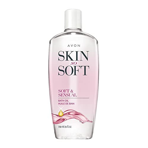 AVON Skin So Soft Bath Oil for Women – 25 fl oz, Soft & Sensual Scented Moisturizer for Dry Skin – Deeply Hydrating Body Oil for Bath & Shower – Softens & Smooths Skin – Bonus Size | Amazon (US)