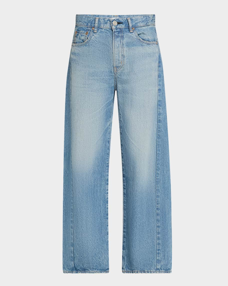 MOUSSY VINTAGE Bayard Side-Line Cocoon Jeans | Neiman Marcus