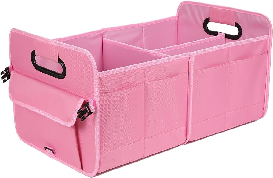 AOKJOY Car Trunk Organizer, Storage Organizer Collapsible Multi Compartment, Adjustable St... | Amazon (US)