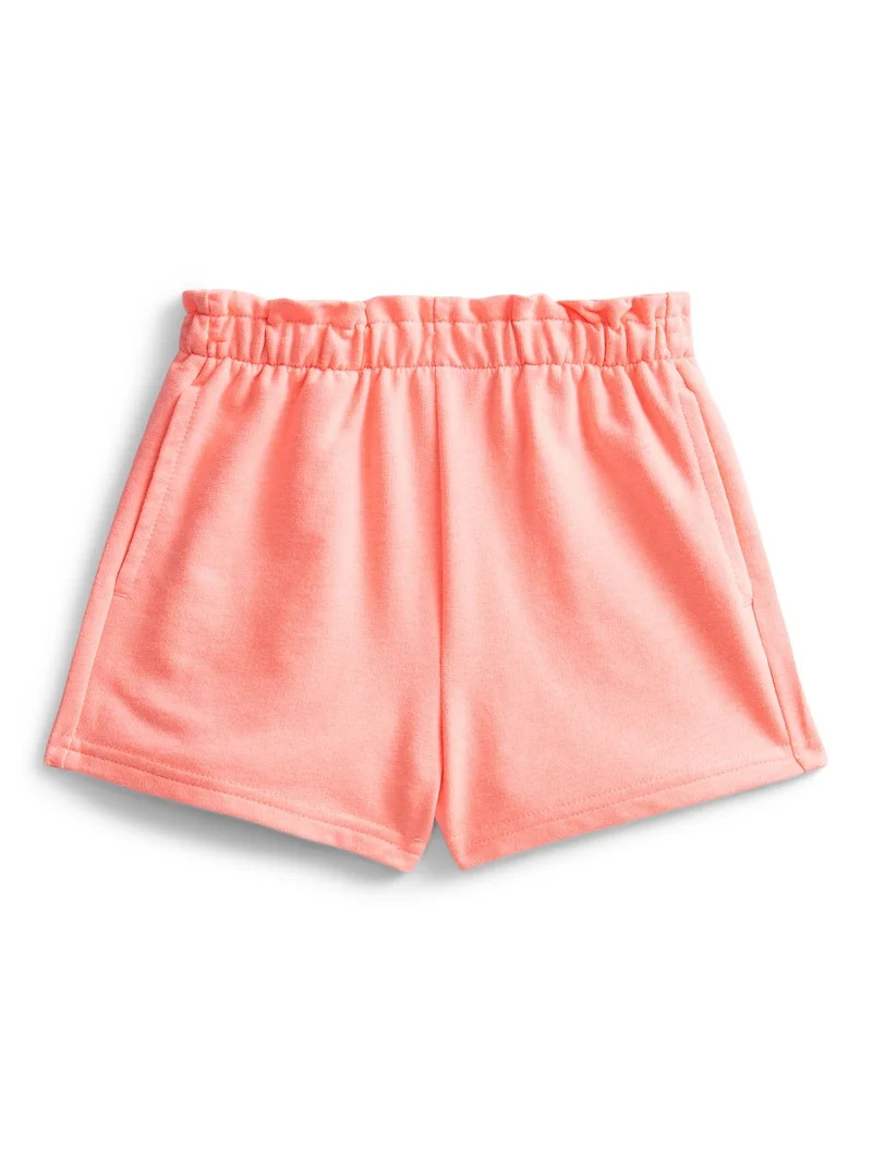 Wonder Nation Toddler Girls Soft Knit Pull On Shorts, Sizes 18M-5T - Walmart.com | Walmart (US)