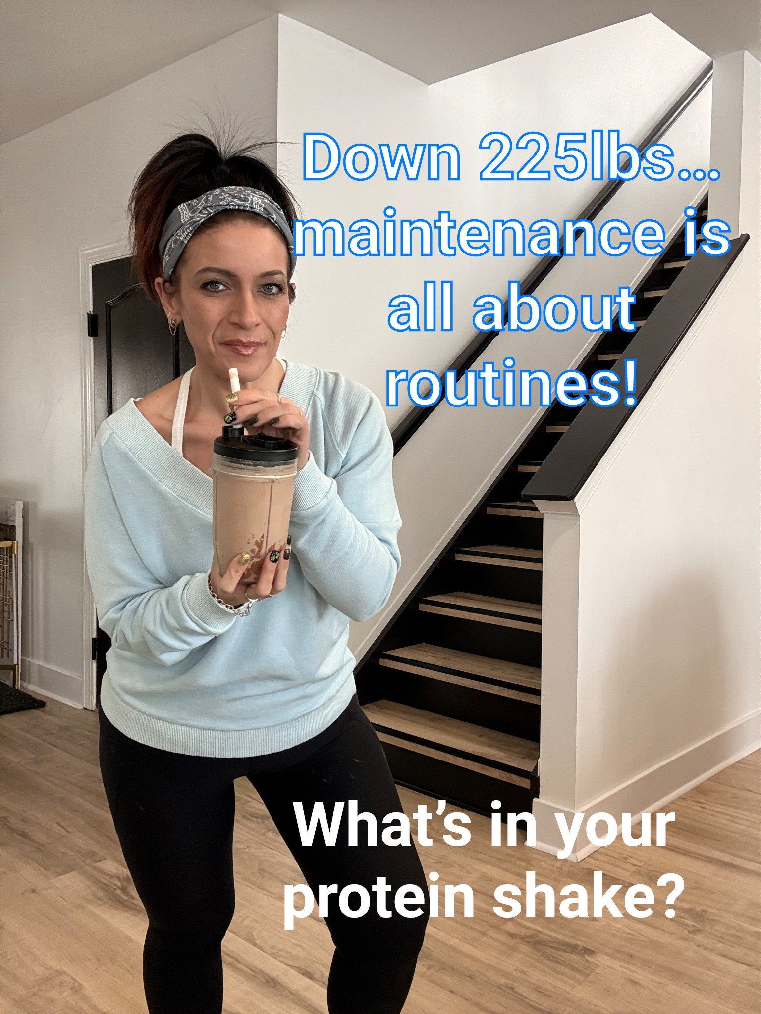 After losing 225lbs, maintenance is all about routines! A carefully crafted protein shake has been part of my routine since the start!

#LTKOver40 #LTKActive