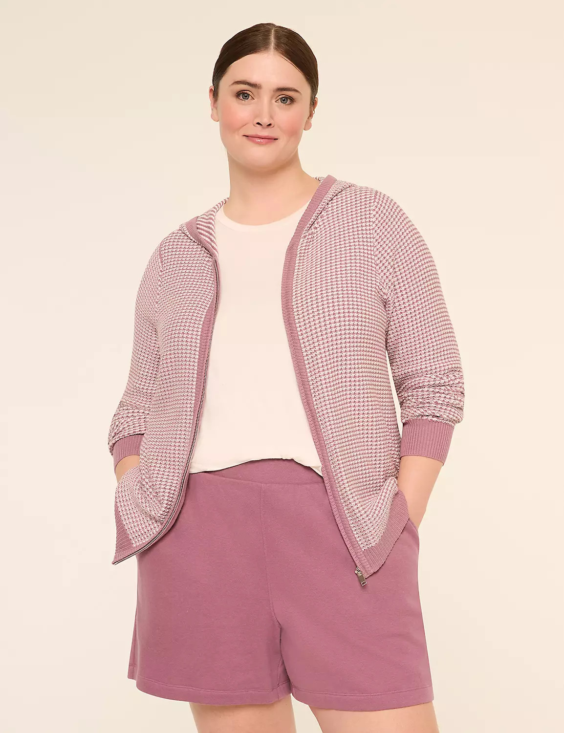 LIVI Long-Sleeve Zip Up Sweater Hoodie | Lane Bryant (US)