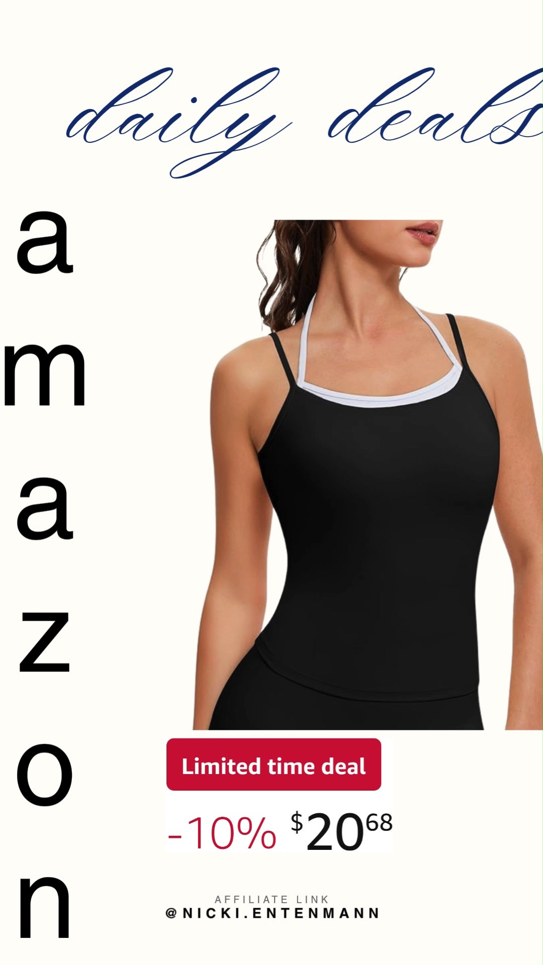 Halter workout tank tops with built‑in bra bring comfort and style together. Cute layered longline sports bras keep every move supported while adding flair to your fitness routine. 💪✨👟

#workouttank #sportsbra #activewear #fitnessfashion #gymstyle #womensportswear #athleisure #longlinebra #haltertop #fitnessessentials 

 #LTKootd #LTKActive #LTKSaleAlert