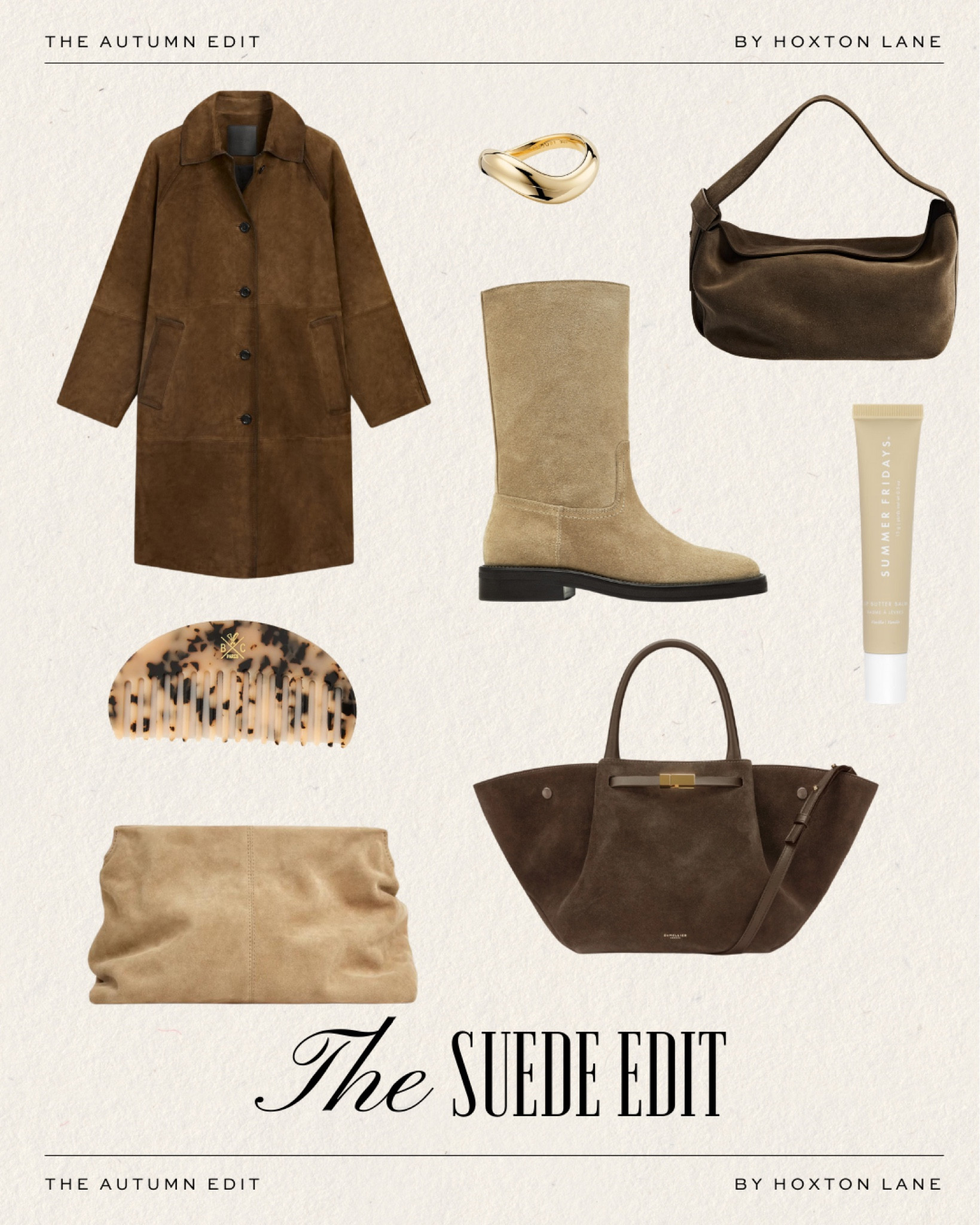 Suede favorites for fall 🤍🤎 autumn outfits, suede trench coat, suede outfits, suede boots, suede purse, suede bag 

#LTKSeasonal