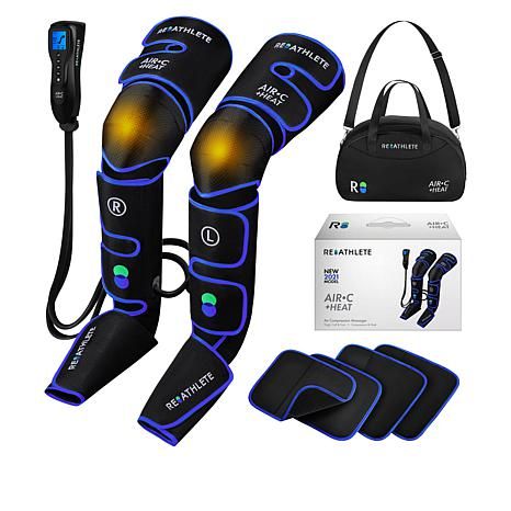 ReAthlete AIR-C + HEAT Leg Air Massager with Travel Bag - 20344270 | HSN | HSN