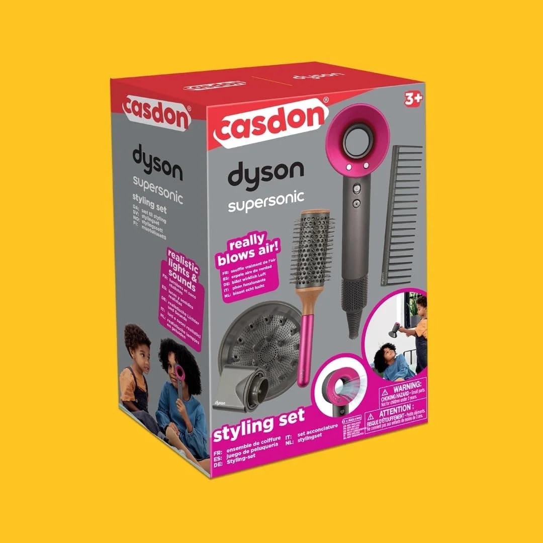 Casdon Dyson Supersonic Styling Set Interactive Toy Hairdryer for Children, Working Parts, 1 Pack | Walmart (US)