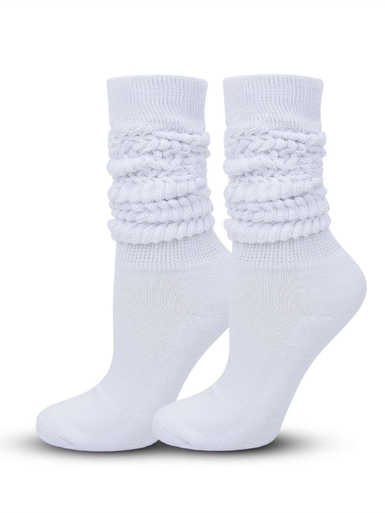 1 Pair Women's Medium-High Tube Slouch Socks | SHEIN