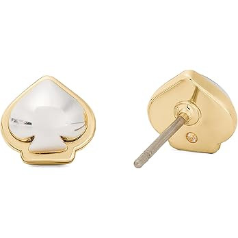 Kate Spade New York Brass Sculpted Spade Stud Earrings | Amazon (US)
