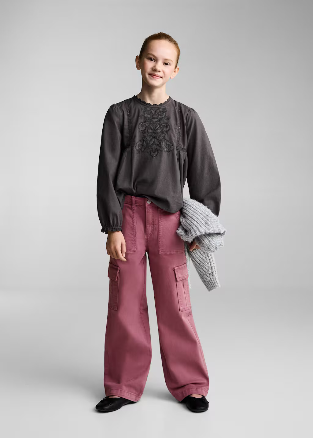 Cargo jeans maroon - Kids - 11 - MANGO KIDS | Mango (US/MX/AU)