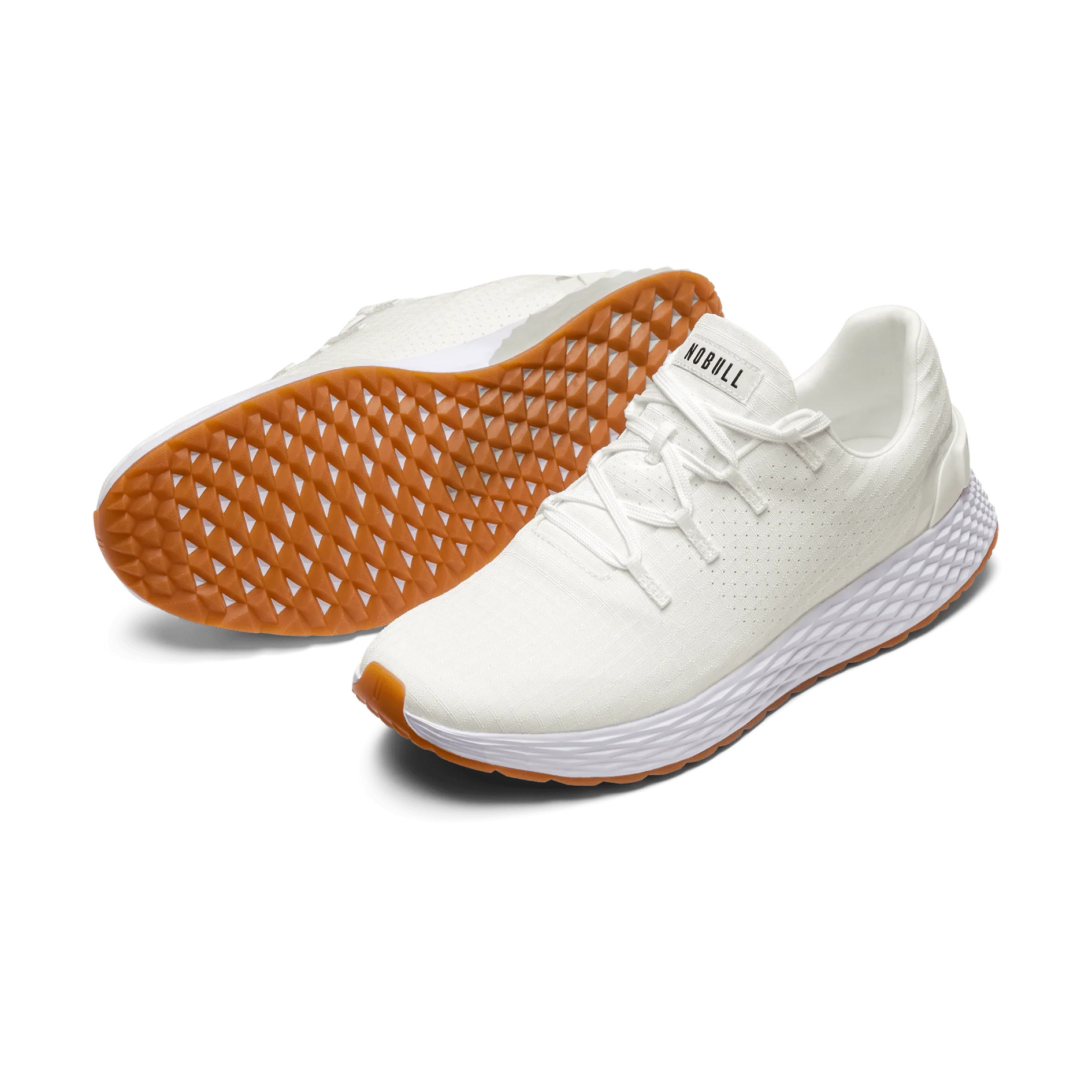Men's White Gum Allday Ripstop Shoes | NOBULL | NOBULL