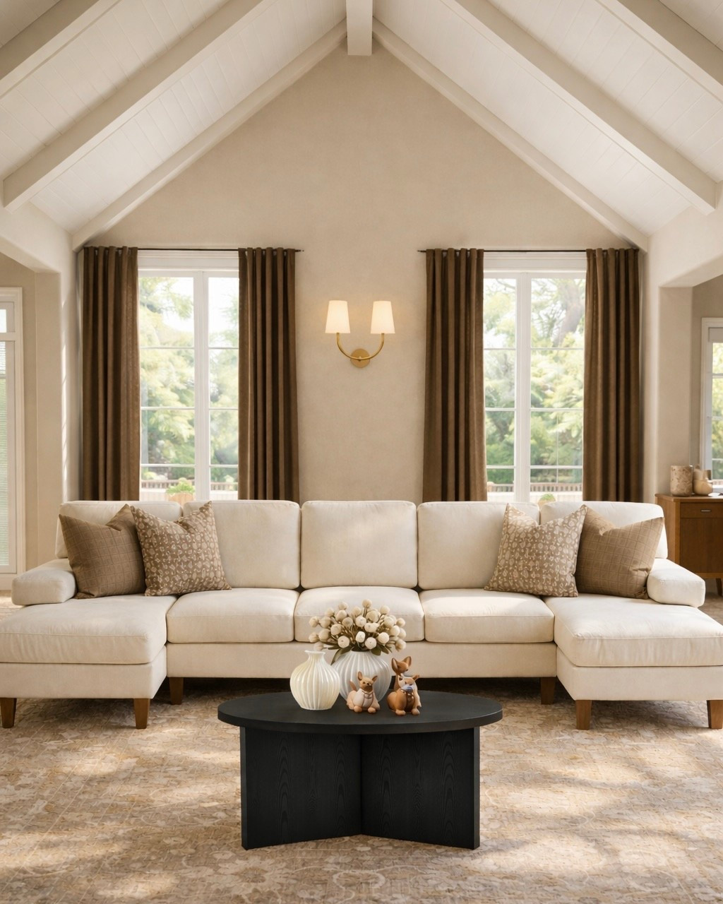 Neutral Living Room Amazon Finds That Instantly Elevate Your Space

Follow @farmtotablecreations on Instagram for more neutral home inspiration 🤍

This cozy living room look is proof that a few well-chosen pieces can completely transform a space. The soft cream sectional creates an inviting foundation, while the warm neutral pillows add subtle pattern and texture without overwhelming the room. A sculptural black coffee table anchors everything beautifully, and the vintage-inspired rug brings in warmth and depth for that layered, designer feel. Finished with simple ceramic decor and soft florals, this setup feels elevated, comfortable, and effortlessly pulled together. Every piece is versatile, timeless, and easy to mix into your own home.

#sectional #throwpillows #coffeetable #arearug #livingroomdecor #livingroomfurniture #homedecor #neutraldecor #amazonhome #amazonfinds

#LTKSaleAlert #LTKHome
