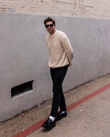 A relaxed fit sweater and jeans makes for a great go to December outfit. Pair it with a pair of loafers for a pulled together look. 

#LTKmens #LTKSeasonal #LTKstyletip