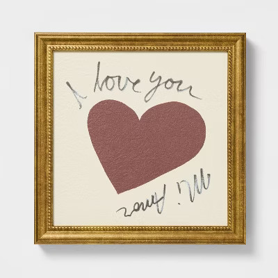 9"x9" I Love You Heart Wall Art - Threshold™ designed with Studio McGee | Target