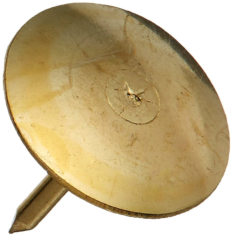 Charles Leonard Thumb Tacks, Brass Plated 3/8 Inch Solid Head, 100-Pack (80938) | Amazon (US)