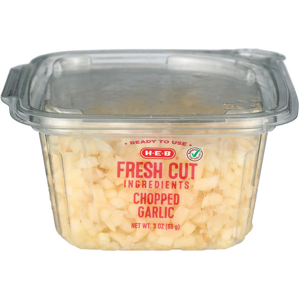 H-E-B Single Serve Fresh Chopped Garlic | Instacart