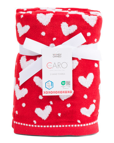 2pk Lighthearted Hand Towels | TJ Maxx