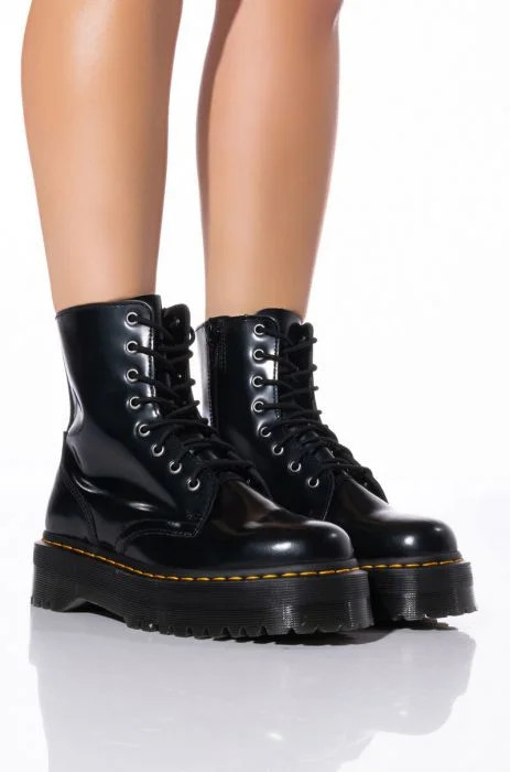 DR MARTEN JADON POLISHED SMOOTH BOOTIE | AKIRA