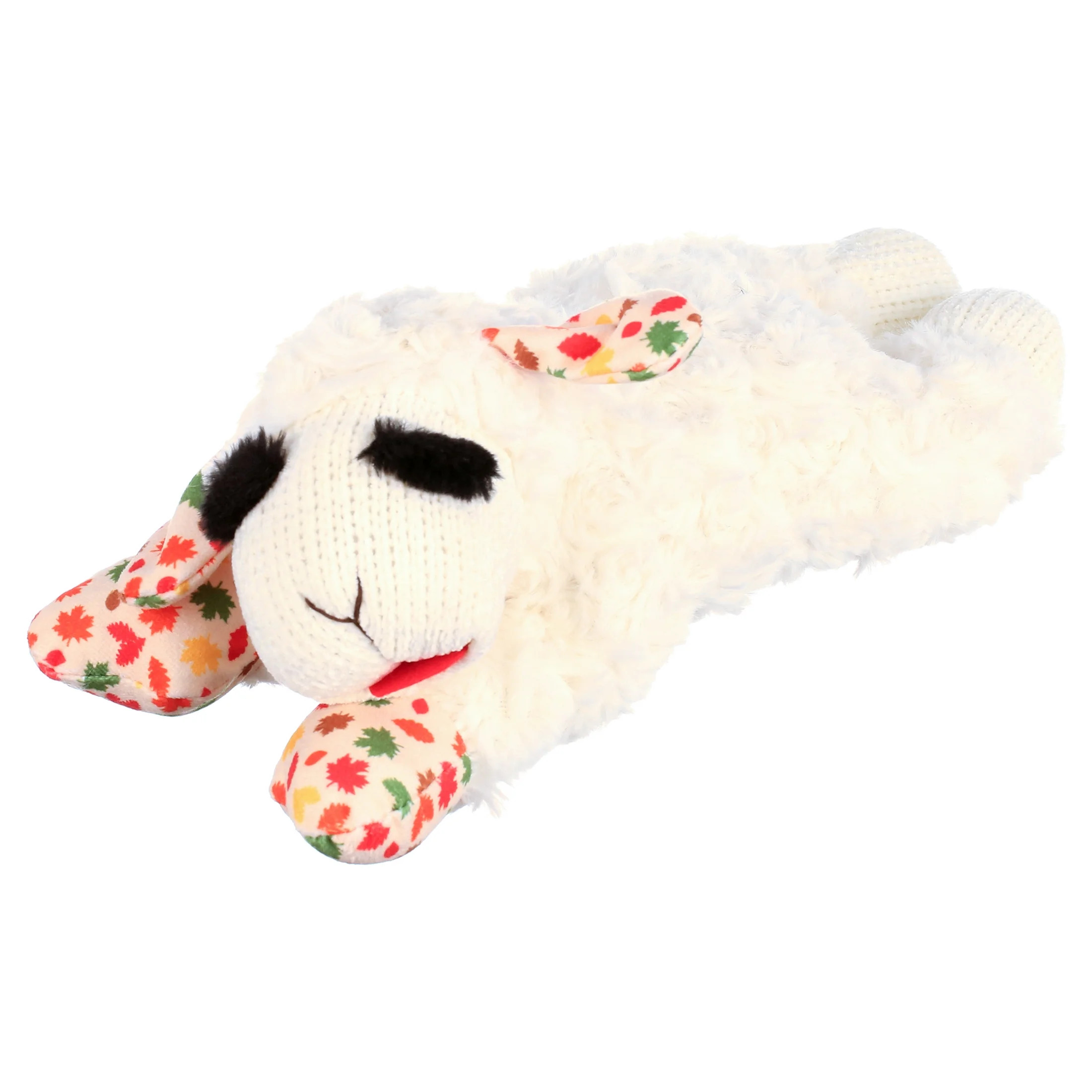Multipet Autumn Lamb Chop, Plush Dog Toy with Squeaker, 10.5 inches - Walmart.com | Walmart (US)