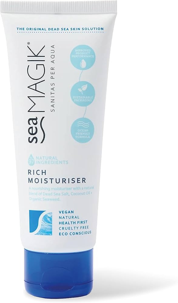 Sea Magik - Face Lotion, Hydrating Daily Moisturiser for Dry and Sensitive Skin, with Dead Sea Sa... | Amazon (UK)