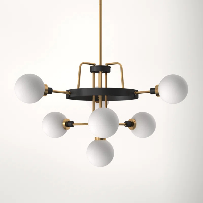 Andrea 7 - Light Dimmable Sputnik Modern Linear Chandelier | Wayfair North America