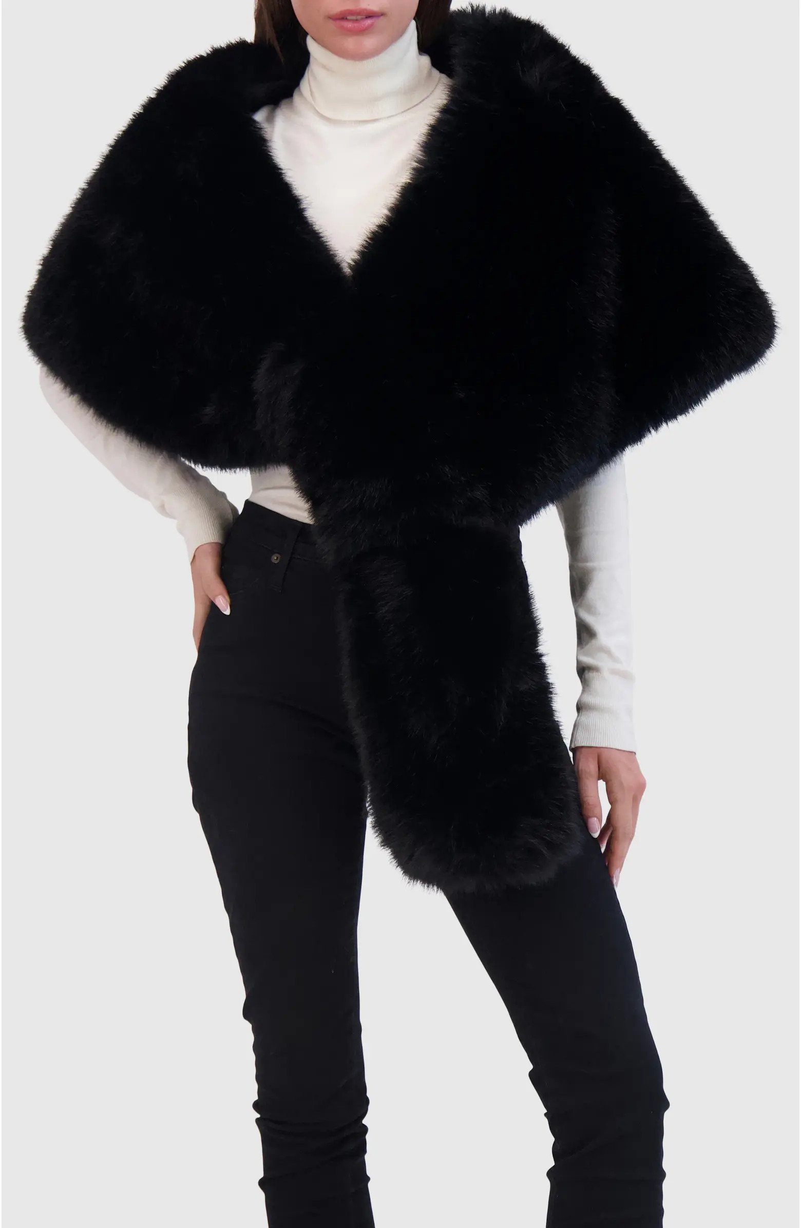Lyla Grant Fur-Free Fox (Faux Fur) Stole | Nordstrom | Nordstrom