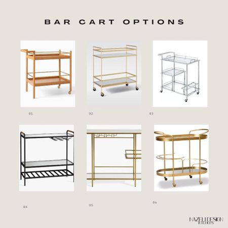 Bar cart options for any occasion 

#LTKfamily #LTKSeasonal #LTKhome