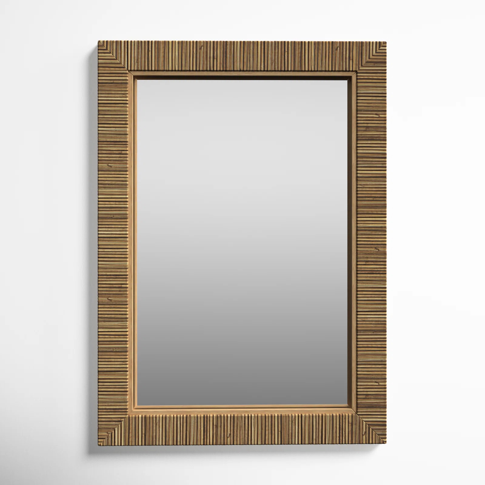 Hereen Rattan Flat Mirror | Wayfair North America