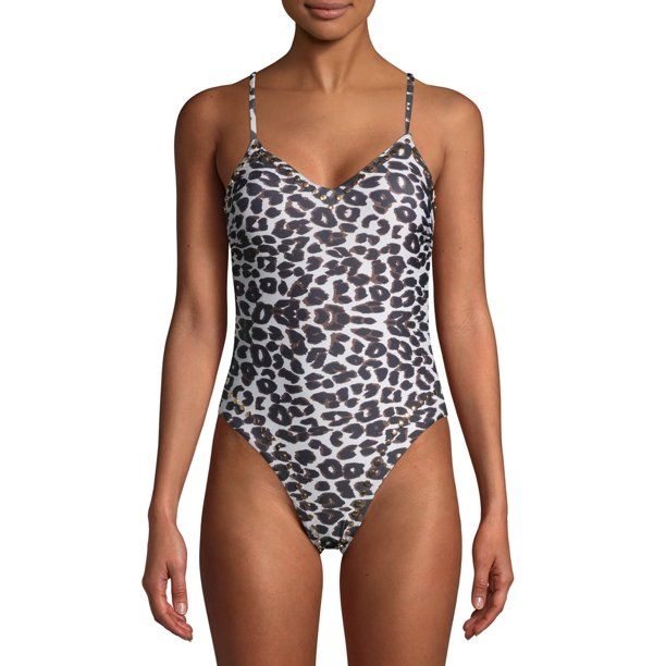 Juicy Couture Women's Nailhead One Piece Swimsuit | Walmart (US)