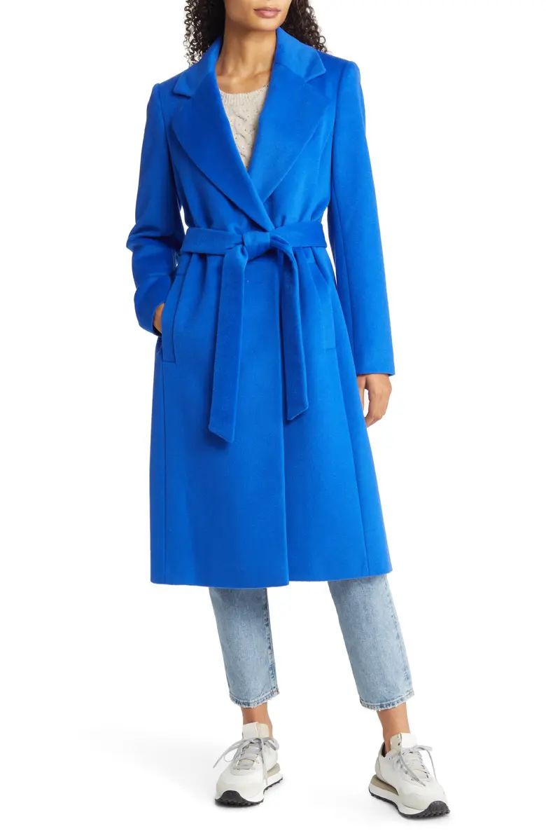 Sam Edelman Belted Wool Blend Coat | Nordstrom | Nordstrom