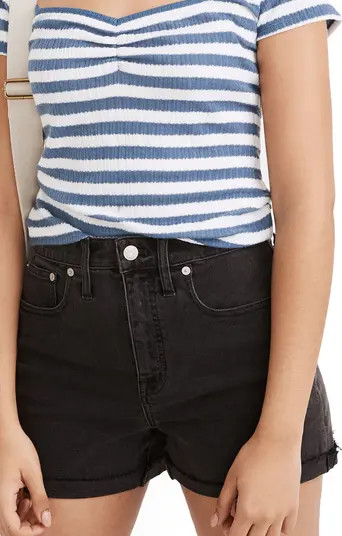 Madewell Curvy High-Rise Denim Shorts | Nordstrom | Nordstrom