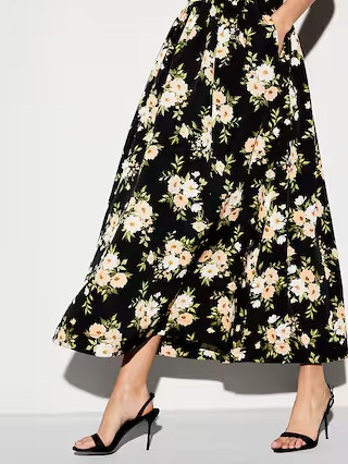 The Occasion by Old Navy High-Waisted Taffeta Midi Skirt | Old Navy (US)