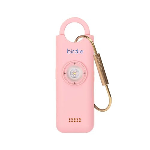 She's Birdie - The Original Personal Safety Alarm for Women by Women - Loud Siren, Strobe Light and Key Chain for Self Defense - Rechargeable with Power Switch and Flashlight (Blossom) | Amazon (US)