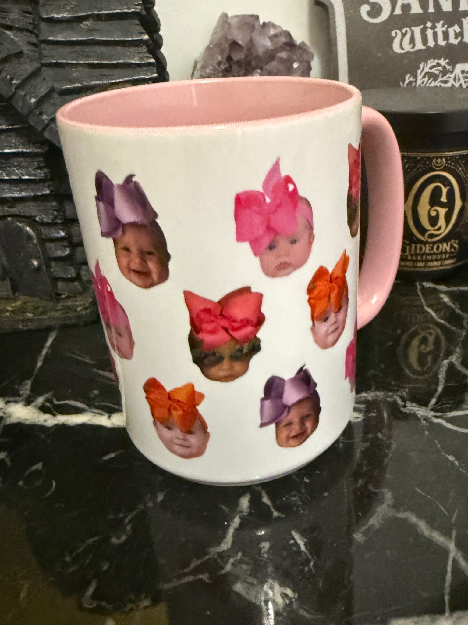 Favorite mug ever!!! ☕️🎀. 
This one is the 15 oz White/Pink!

#LTKFamily #LTKBaby #LTKGiftGuide