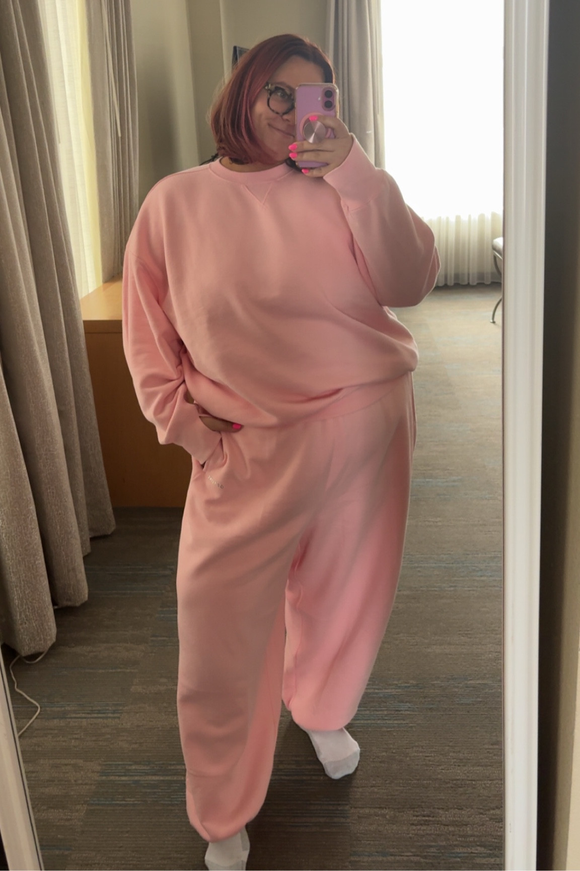 Pink travel day!! Both in size xxl

#LTKMidsize #LTKPlusSize