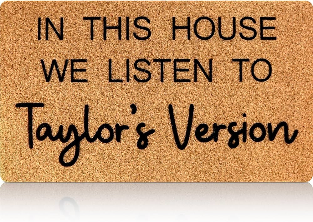 Dripykiaa Swiftie Welcome Door Mat for Front Door 30'' x 17'' Front Door Mat with Anti-Slip Backi... | Amazon (US)