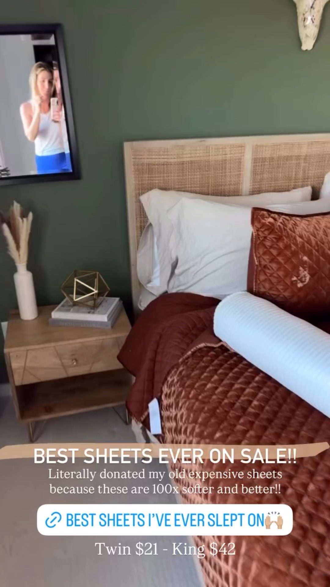 Literally donated my old expensive sheets because these are 100x softer and better!! BEST SHEETS EVER ON SALE!! Twin $21 - King $42