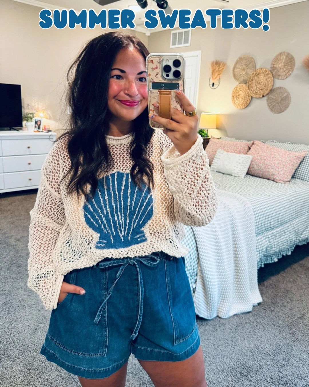 Proof that sweaters aren’t just for fall! 💙✨🐚

#LTKootd #LTKSeasonal #LTKMidsize