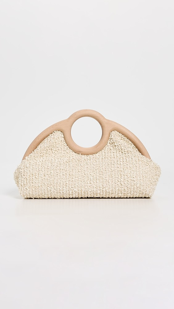 ALEXIS Sloane Raffia Frame Clutch | Shopbop | Shopbop