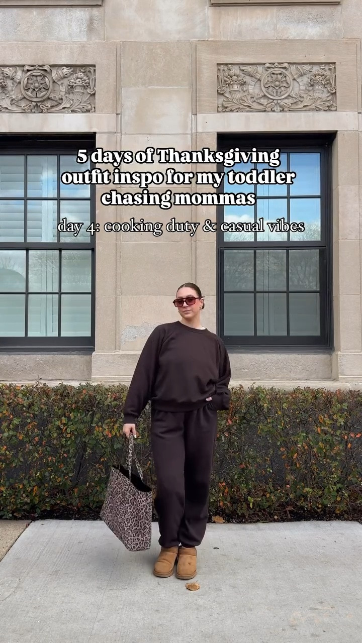 whether you’re on cooking duty or keep things casual for Thanksgiving you can never go wrong with a matching tracksuit 🤎👩🏻‍🍳🍂🏈

this will be my outfit while cooking & probably that evening too because wanting all the comfies + space to eat all the things 😍

#momfashion #momstyle #easyoutfitideas #stylingtips #ootdinspiration #citymom #outfitoftheday #toddlermom #midsizemom #dailyoutfitinspo #thanksgivingoutfit #comfyoutfit #fallfashion #falloutfitideas #cozyoutfits #postpartumfashion #momswithstyle #motherhoodjourney

#LTKHoliday #LTKSaleAlert #LTKMidsize