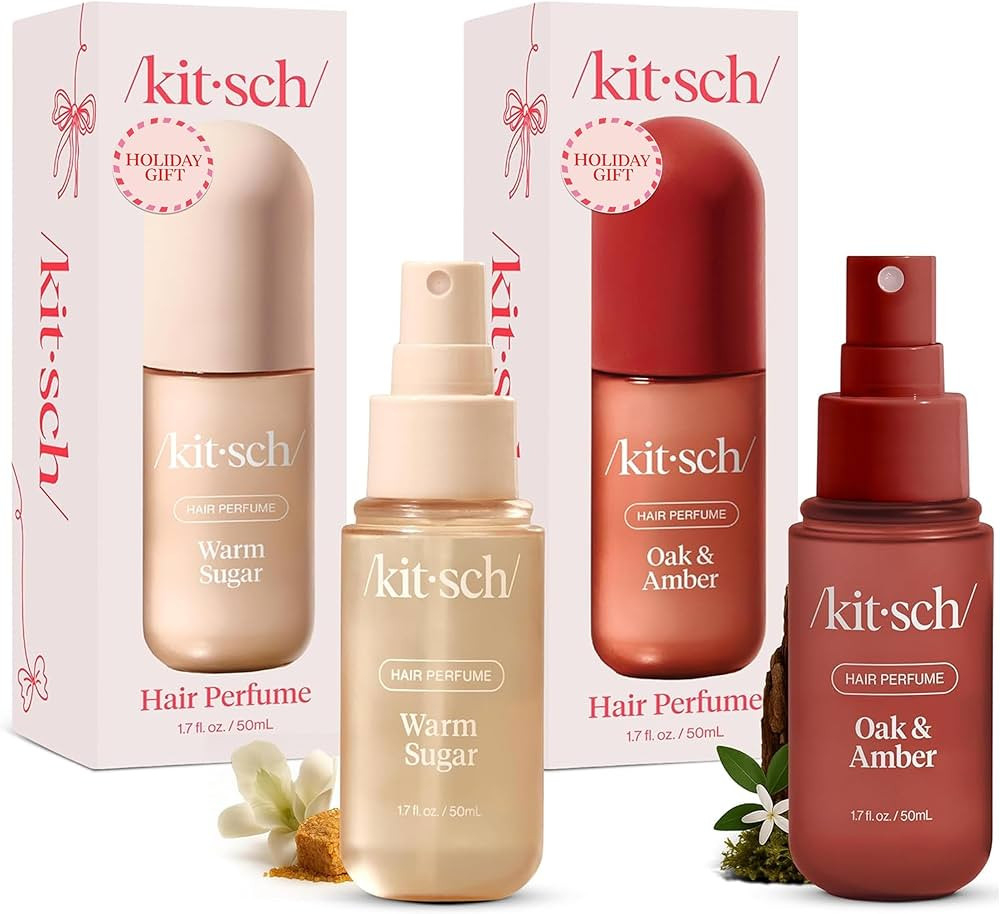 Kitsch Hair Perfume for Women- Warm Sugar and Oak & Amber | Clean, Deodorizing & Patented Odor-El... | Amazon (US)