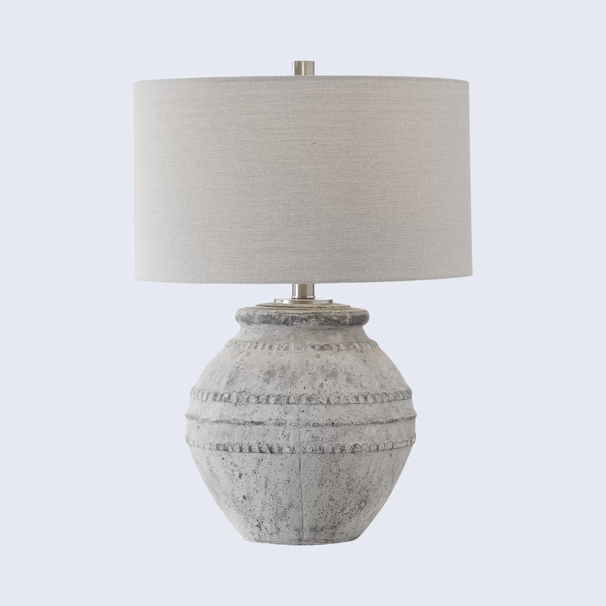 Amie 26" Gray Table Lamp | Wayfair Professional